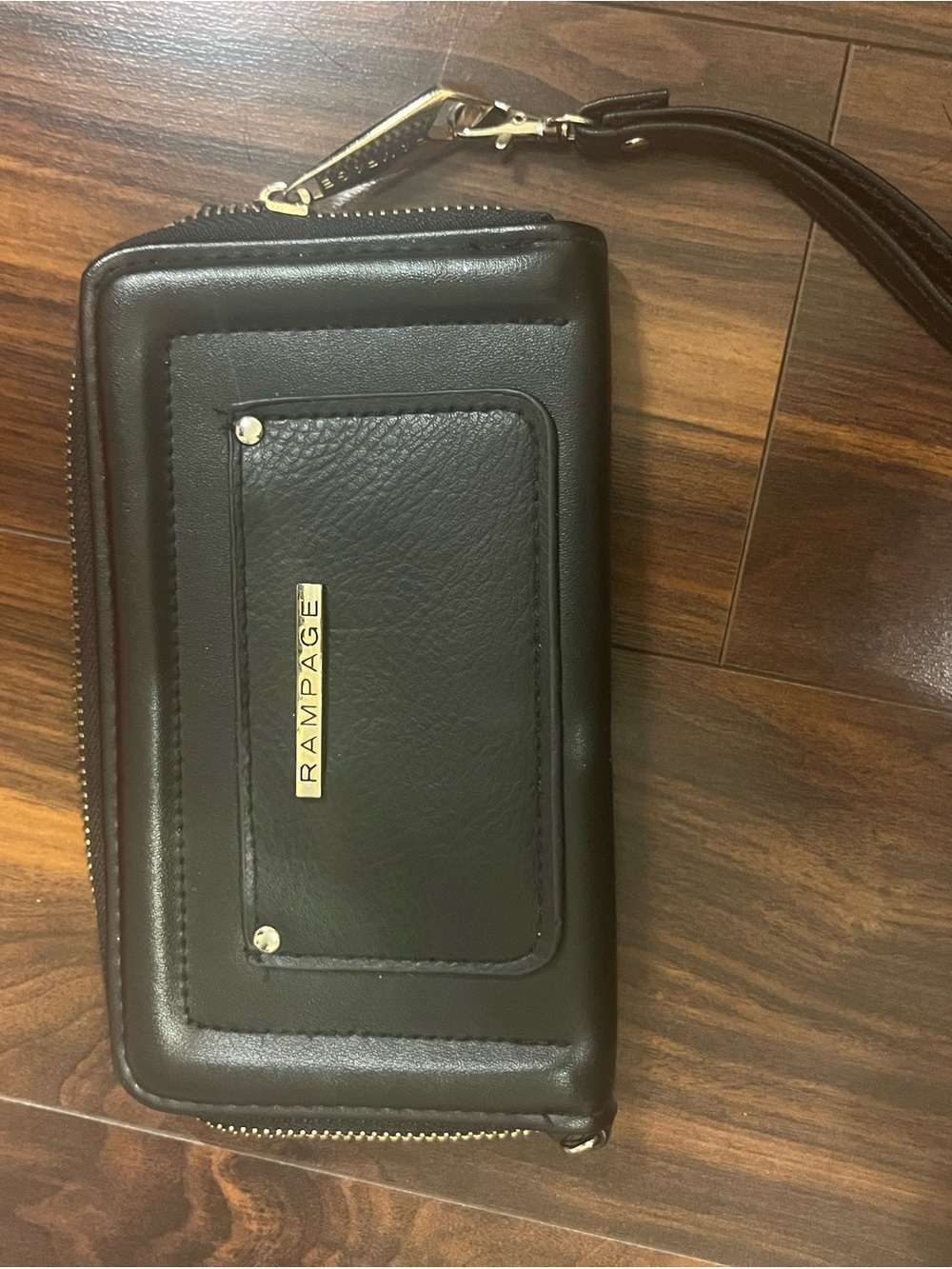 Rampage Black Wristlet Wallet